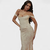 Francesca - Robe à silhouette sculpturale