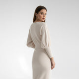 Mathilde™ — Robe midi élégante confortable intemporelle